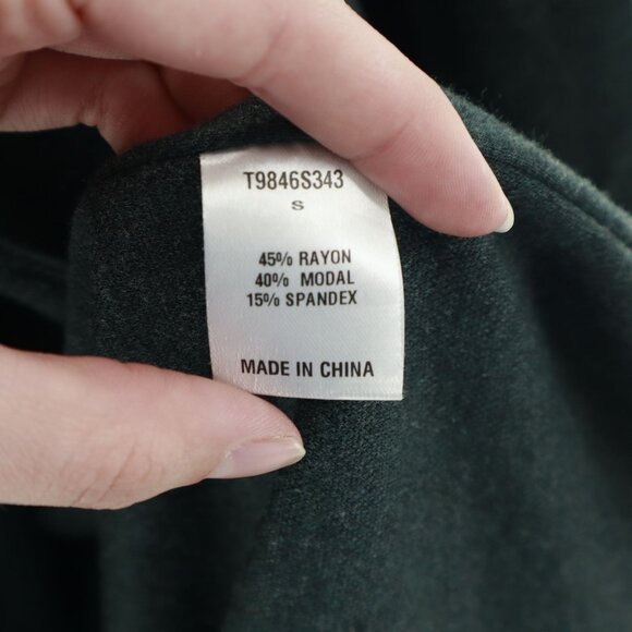 Tart Collections Ollie Duster Cardigan Womens S Green Grandpa Eclectic Professor - Picture 5 of 16